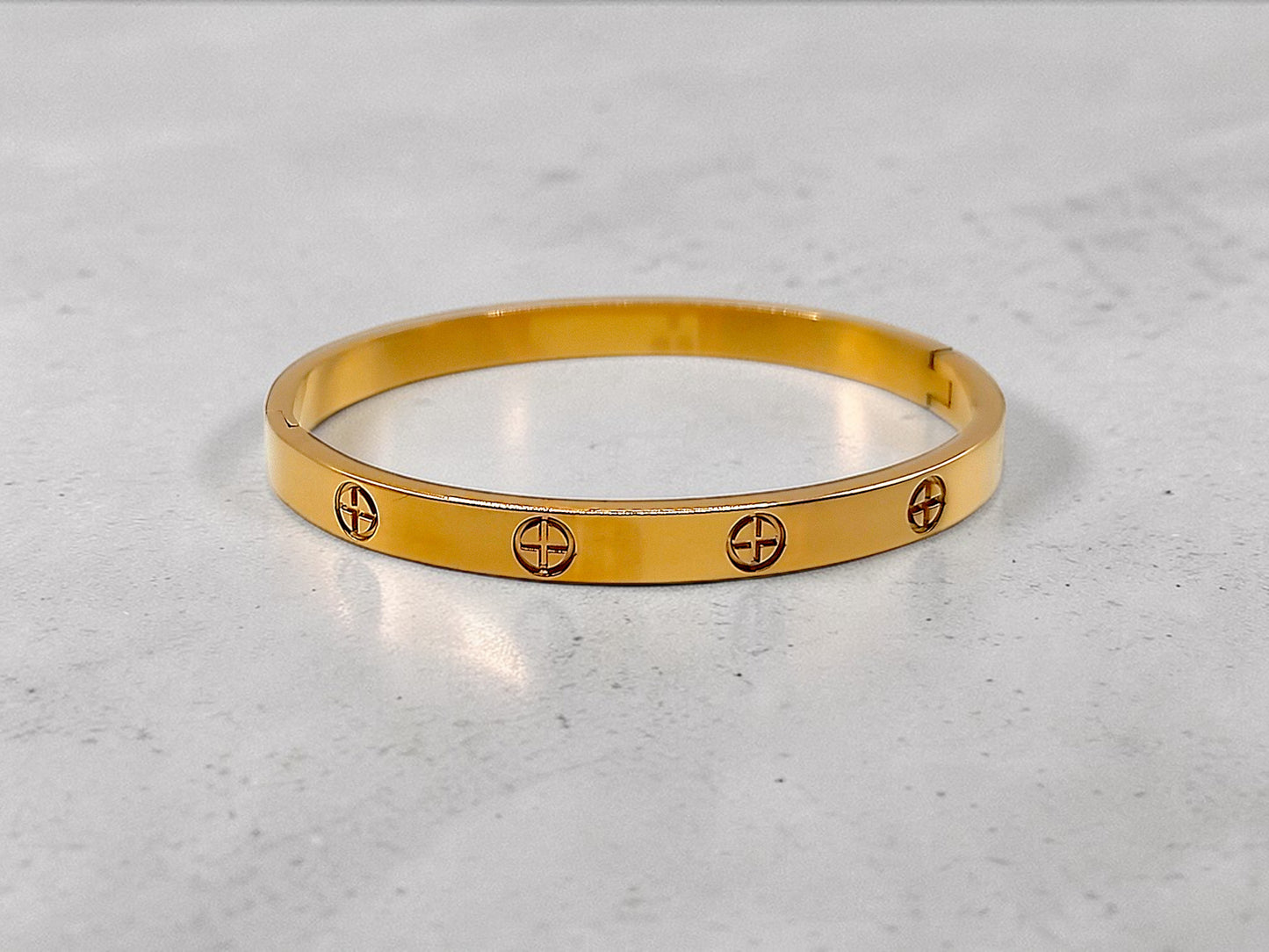 Brazalete Athenea dorado