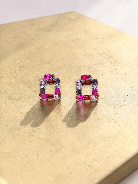 Aretes Magenta Pop